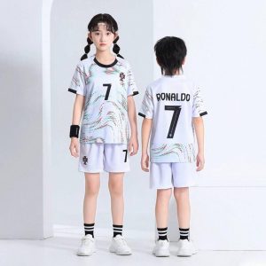 تیشرت شلوارک رونالدو پرتغال لباس دوم